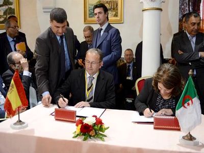Algeria reinforces ties with Spain