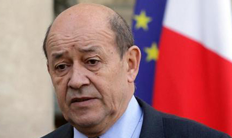 French Defense Minister for political solution in Libya