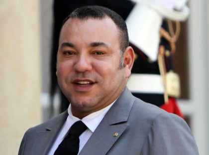 ©Jonathan Rebboah/Wostok Press/MaxpppFrance,Paris24/05/2012Le Roi du Maroc Mohammed VI quitte le Palais de l Elysee The King of Morocco Mohammed VI at the Elysee Palace