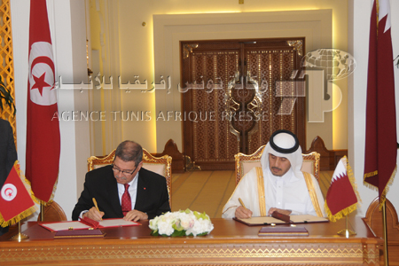 Tunisia: Tunis, Doha seal several co-operation agreements, security underscored