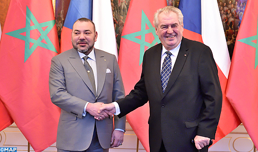 Morocco’s King, Czech President Discuss Political, Economic Relations