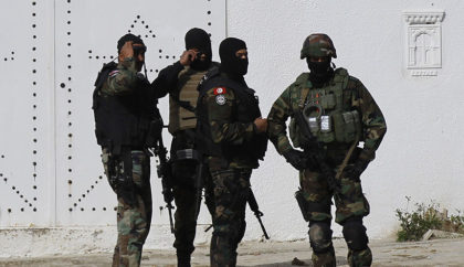 Tunisian counter-terrorism police 