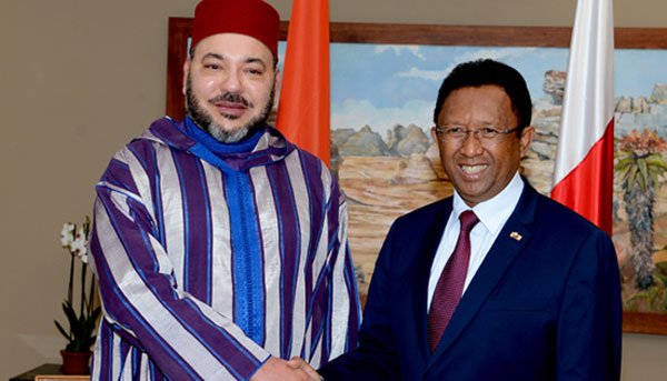 King Mohammed VI Co-Chairs with President of Madagascar Signing of Cooperation Agreements