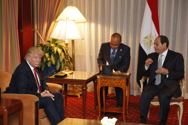 Sisi, Trump Vow to Continue Cooperation in Terrorism War