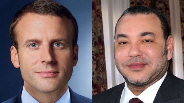 King Mohammed VI Holds Phone Call with France’s President-Elect