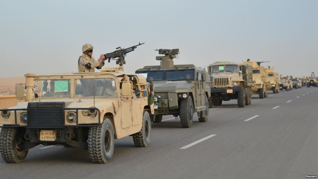 Egyptian army kills 16 fighters in counterterrorism operation