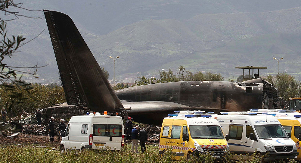 Military Plane Crashes South of Algiers Killing 257 people including 26 Polisario members
