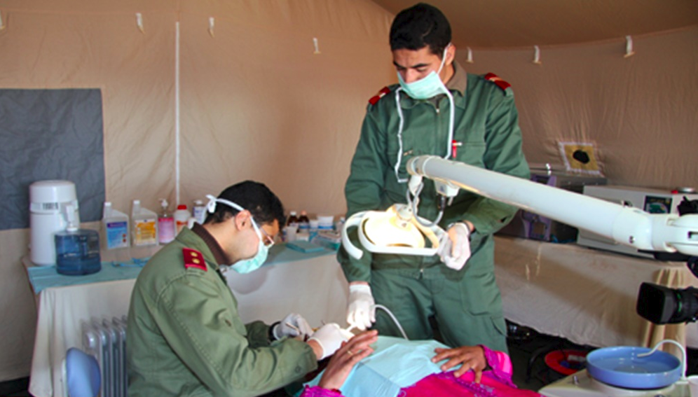 Morocco’s Army Sets up Field Hospital in Gaza