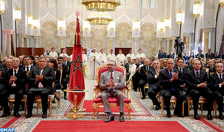 King chairing ceremony on medinas rehabilitation