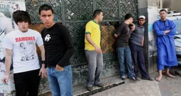 Algerian unemployed youths