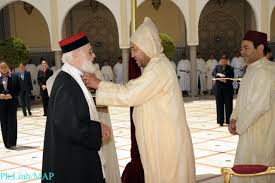 King Mohammed VI Decorating a Moroccan jew