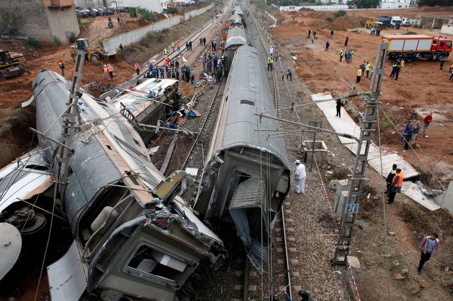 Train derailment kills 7, injures 80 near Rabat