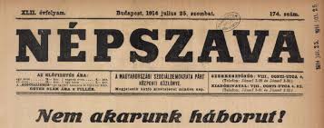 Hungarian paper Népszava