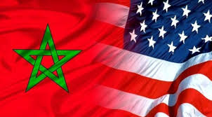 Morocco US flags