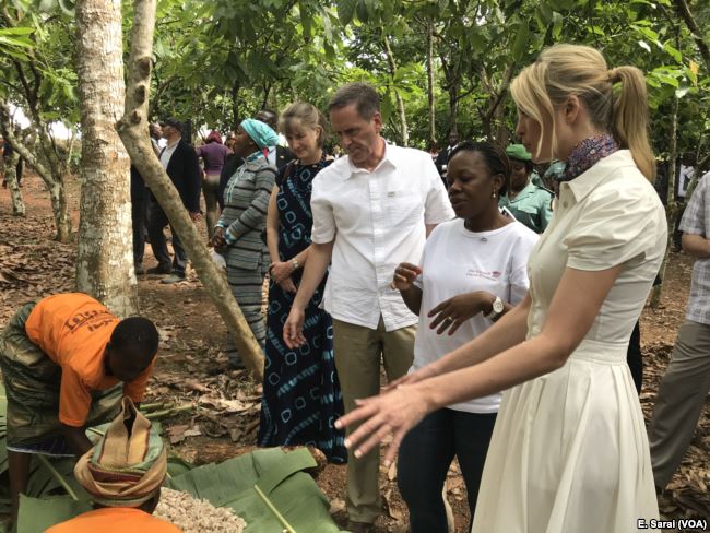 Côte d’Ivoire: Ivanka Trump pledges $2 million to support women working in cacao sector