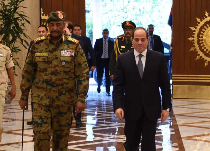 Sudan TMC leader Abdelfattah Burhan & Sisi