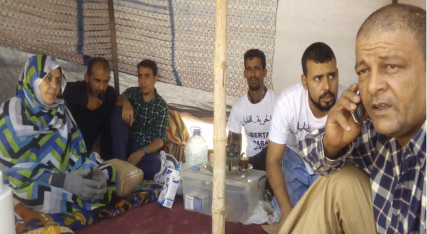 Tindouf: Son of Missing Ahmed Khalil Fainted during Sit-in