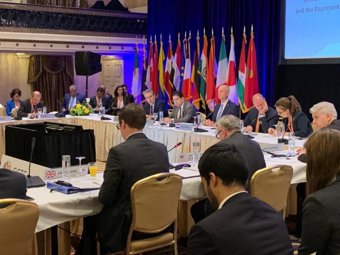 GCTF-10th-Ministerial meeting in New York sept.2019