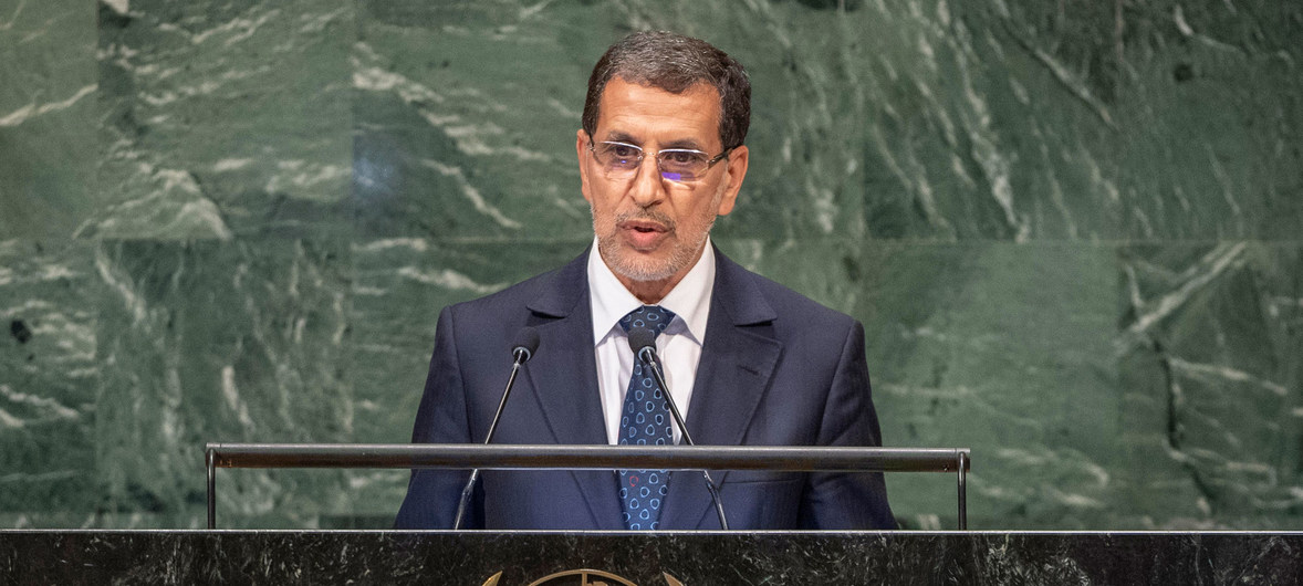 Moroccan PM Saad eddine El Othmani at UN GA