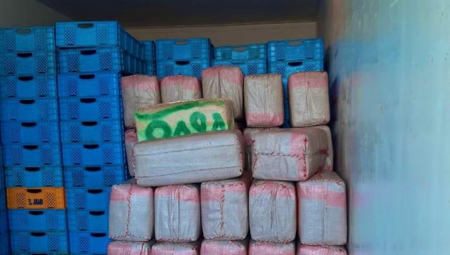 Nearly two tons of cannabis seized near Moroccan city of Agadir