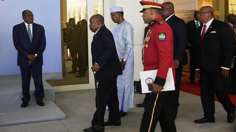 Shaky Gabon’s Bongo opens regional summit