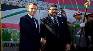 King Mohammed VI & President Emmanuel Macron of france