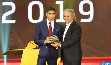 Achraf Hakimi, Crowned Africa’s Youth Player of the Year
