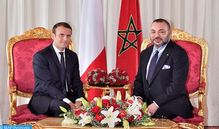 King Mohammed VI & French President emmanuel macron