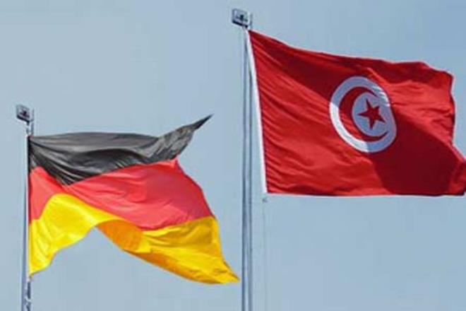 Tunisian & German flags