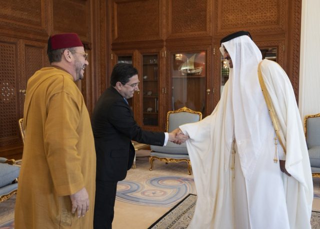 Emir of Qatar Receives Royal Advisor Fouad Ali El Himma