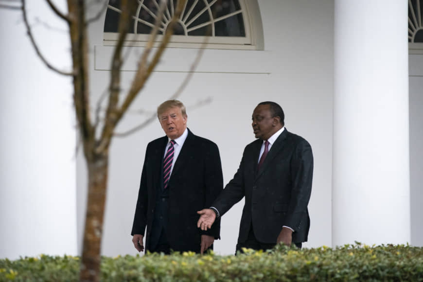 President Trump Hosts Kenyan President Uhuru Kenyatta At The White House