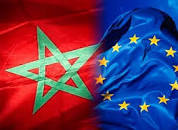 Morocco & EU flags