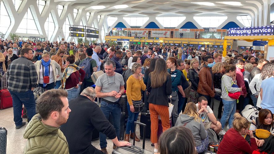 European tourists stranded in Marrakech airport waiting to be repatriated
