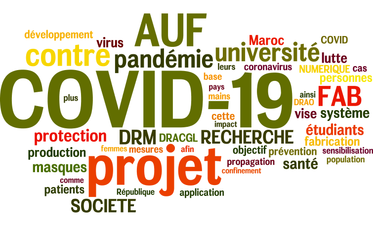 Agence Universitaire de la Francophonie (AUF) research on COVID-19