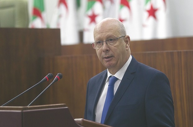 Algerian Finance Minister Abderrahmane Raouya