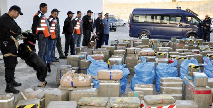 Moroccan police foil trafficking attempt of 5.4 tons of cannabis