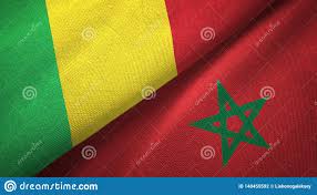 Mali Morocco flags