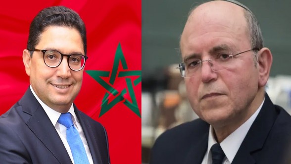 Moroccan FM bourita Israeli National Security Adviser Meir Ben Shabbat
