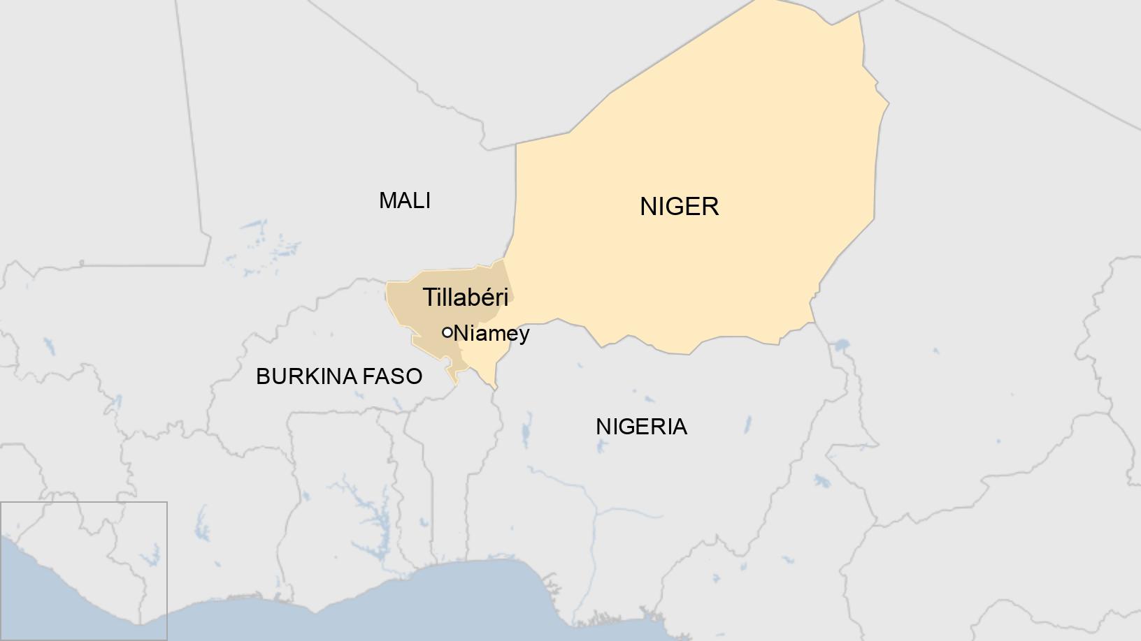 three borders Niger-mali-burkina faso