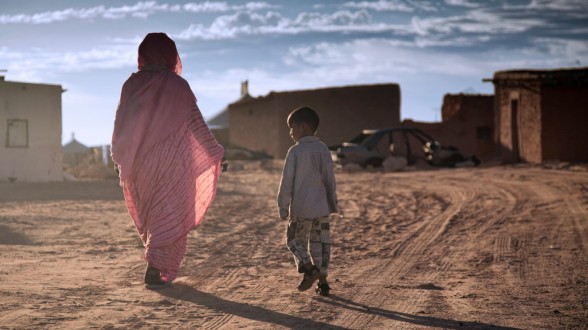 Woman & child in Tindouf camps