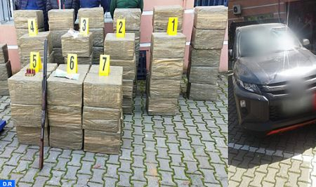 Kenitra: international drug trafficking operation foiled, nearly 9 tons of cannabis seized