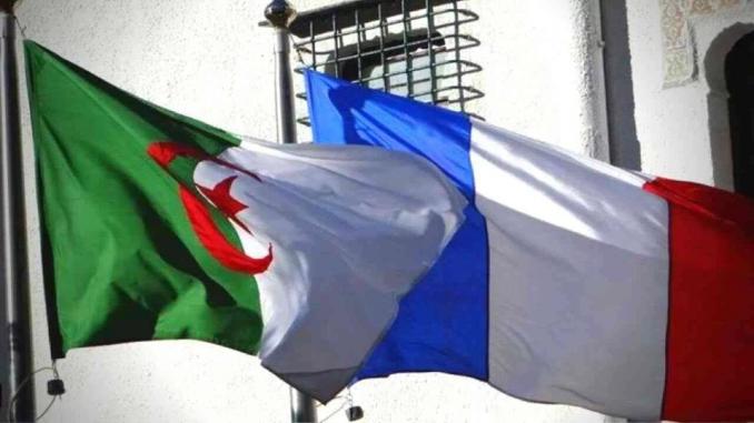 Algeria France flags
