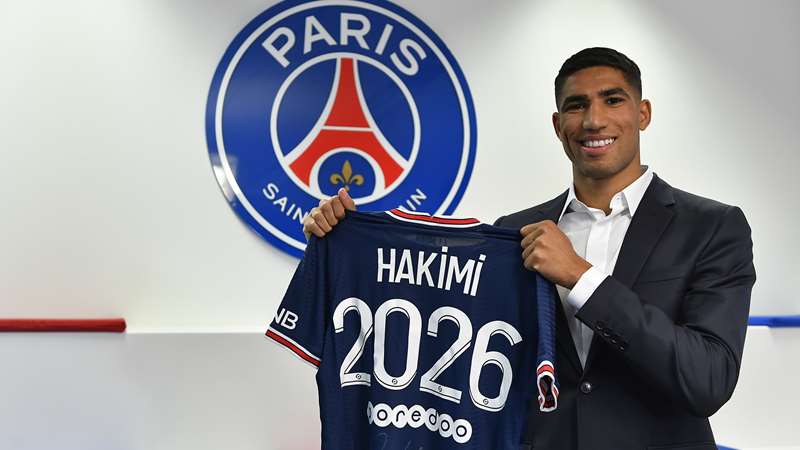 Morocco’s fullback Achraf Hakimi joins Qatar-owned PSG on five-year deal