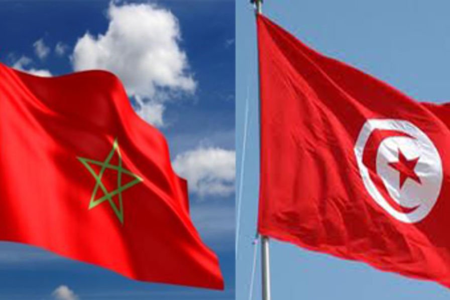Moroccan-Tunisian flags