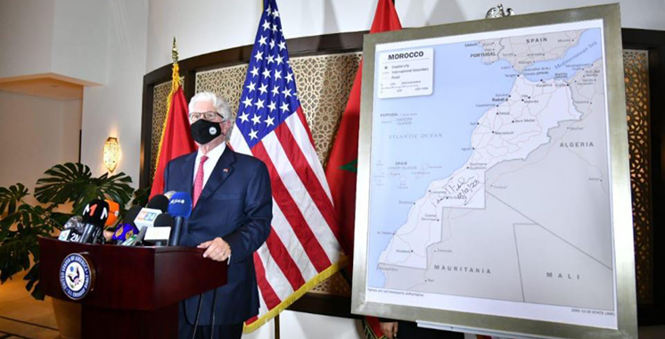 Morocco undivided map adopted by us