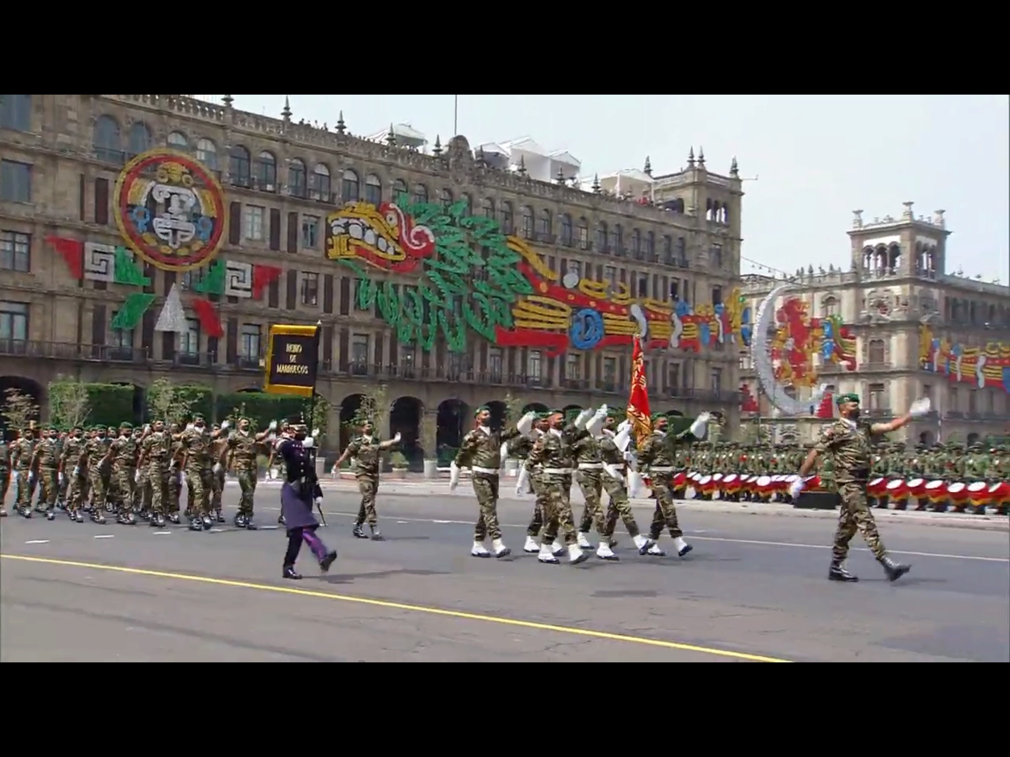 FAR contingent – military parade -MEXICO