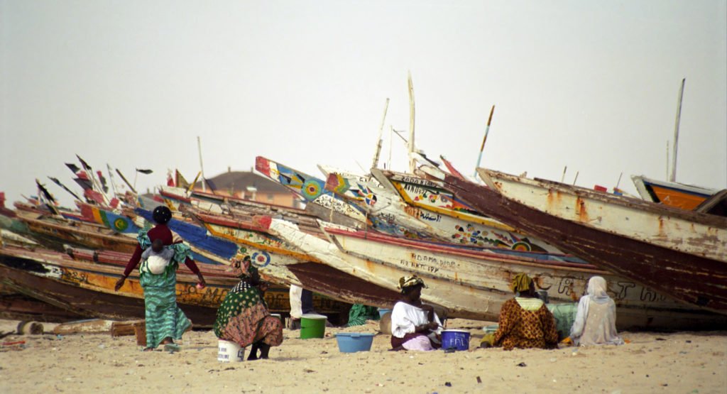 fishing port in Mauritania