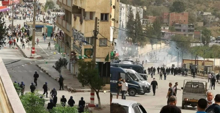 repression in Kherrata-Algeria
