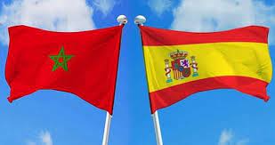 Morocco-Spain flags