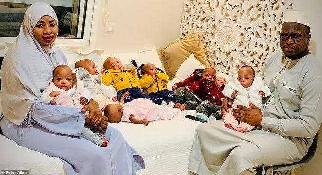 Malian nonuplets, born in Morocco, are six-month-old today